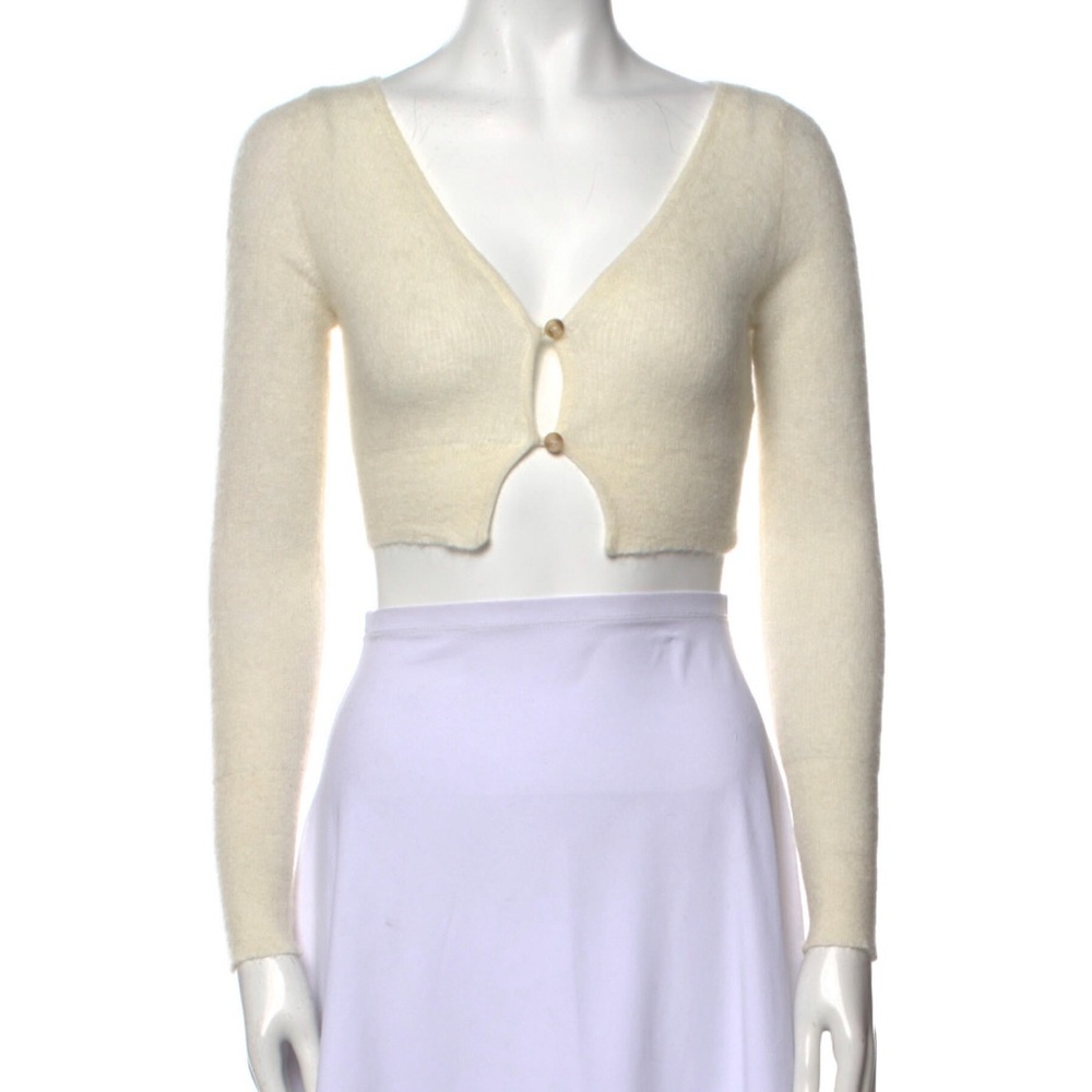 Jacquemus le cardigan alzou cropped sweater XXS